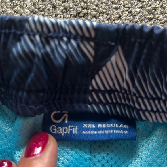 🌴Swim Trunks blue and white fully lined with back pockets Boys XXL - Picture 3 of 6